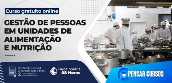 Saiba mais sobre o curso Minicurso Gestão de Pessoas em Unidades de Alimentação e Nutrição